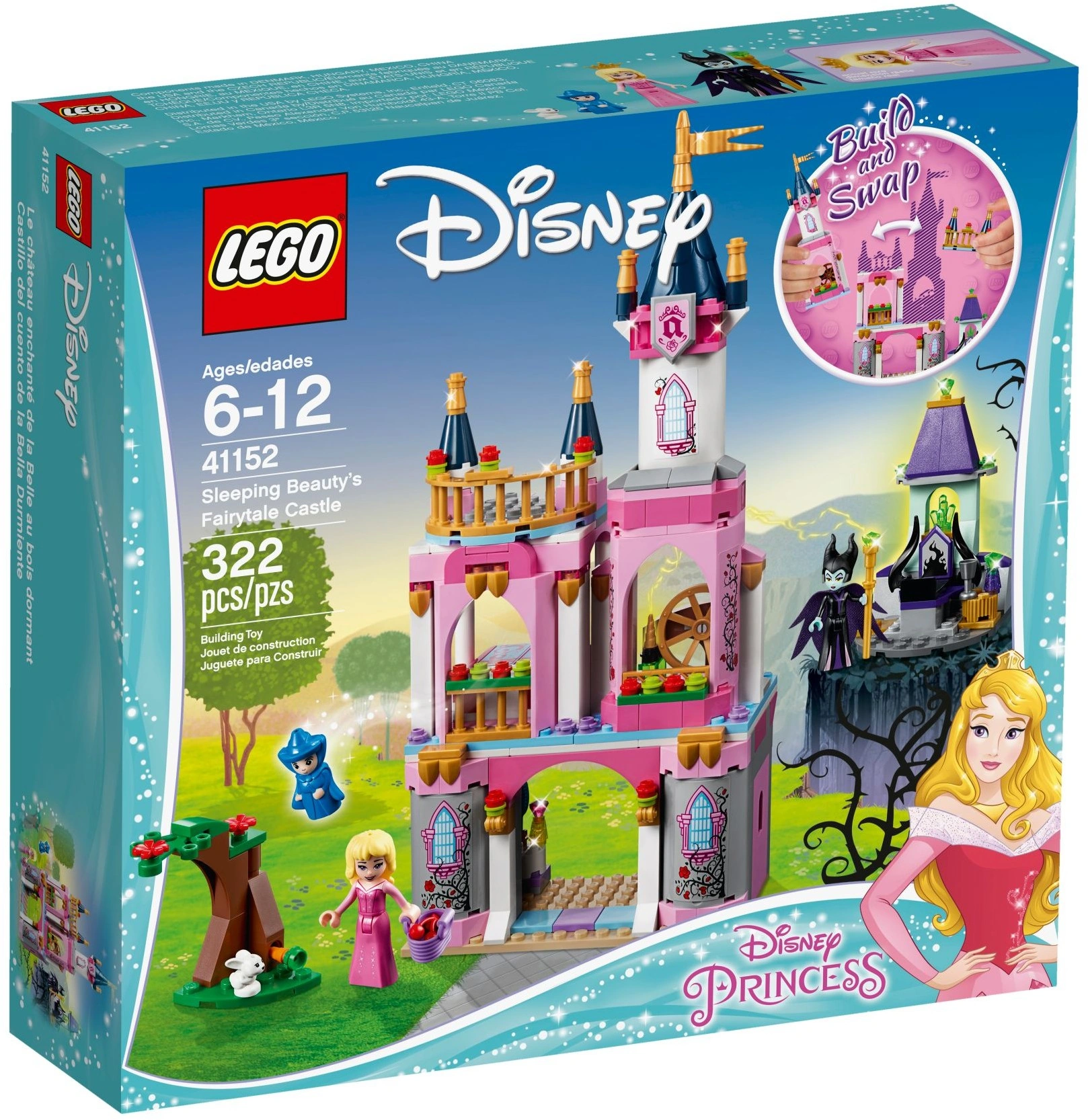 lego disney princess sleeping beauty's fairytale castle