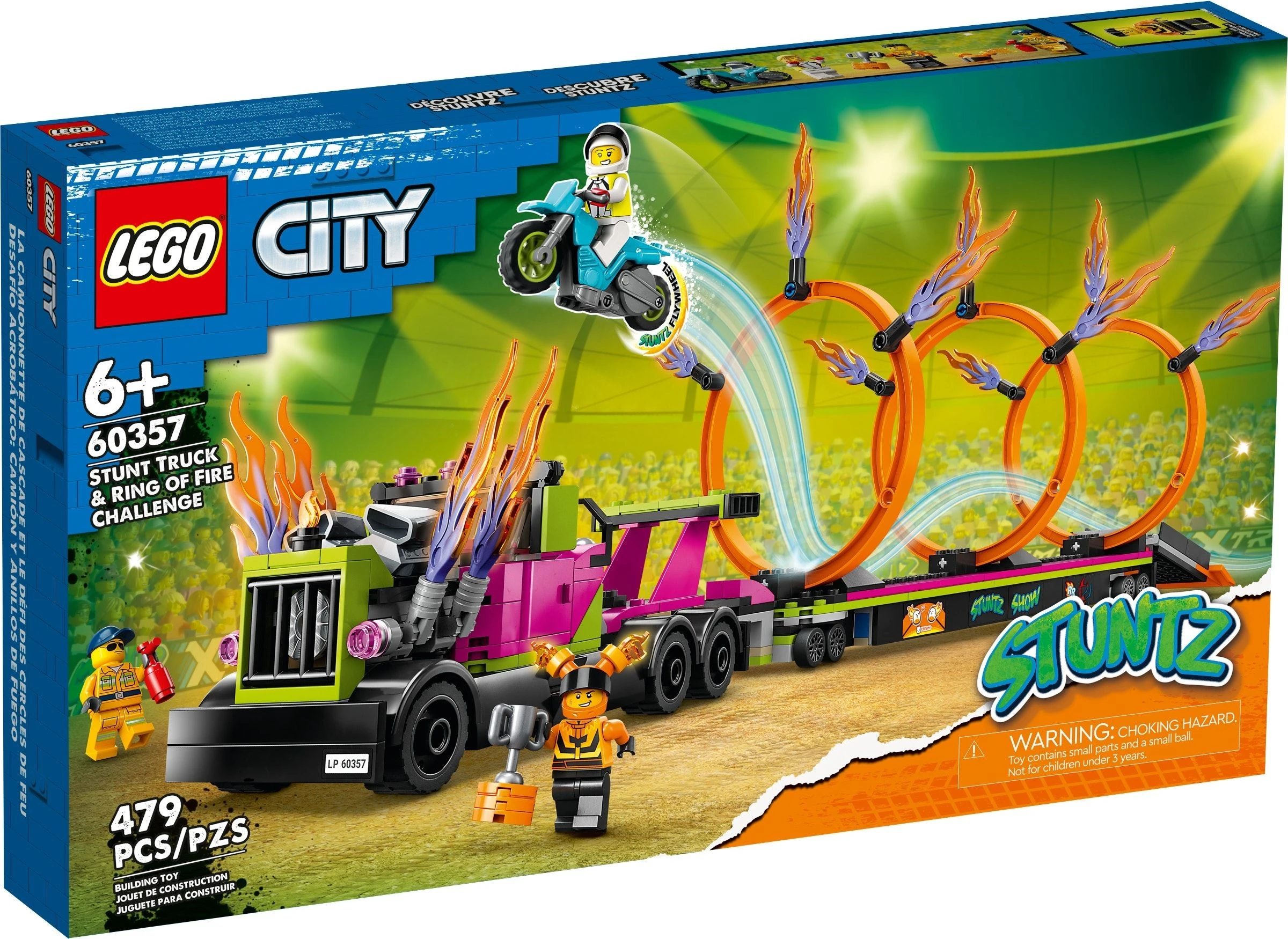 60357 Stunt Truck & Ring of Fire Challenge | Brickipedia | Fandom