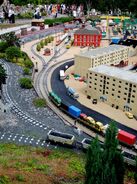 Train track and Albert dock