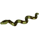Serpent vert à taches et à yeux imprimés (2021)