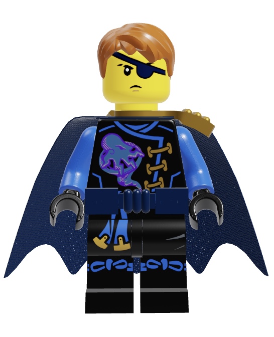 LEGO Ninjago: Zane minifigure - Rebooted (white Ninja) with  blue-transparent techno blade : : Toys & Games