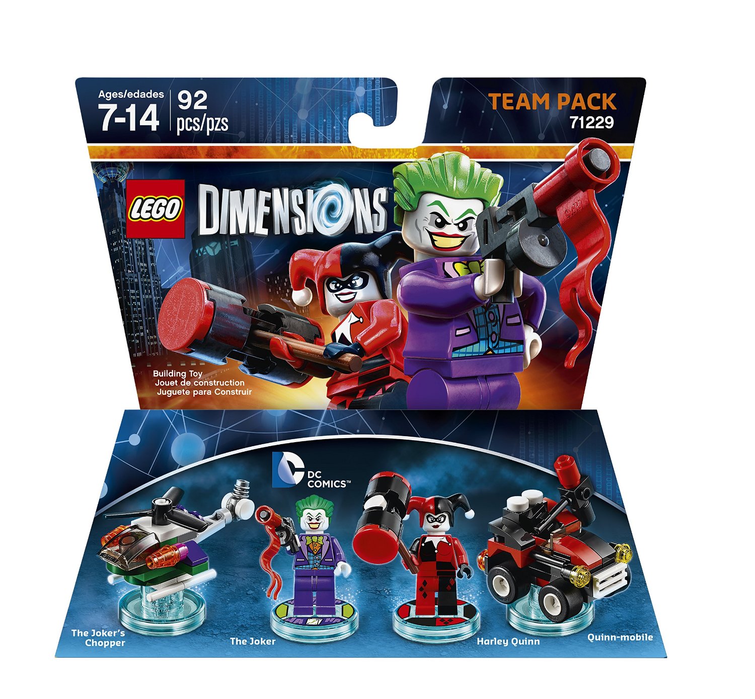 Lego sales dimensions 71229