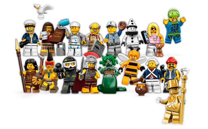 Lego 71013 Minifigures à collectionner Série 16 Sachet mystère Personnage  (Vendu à l'unité)