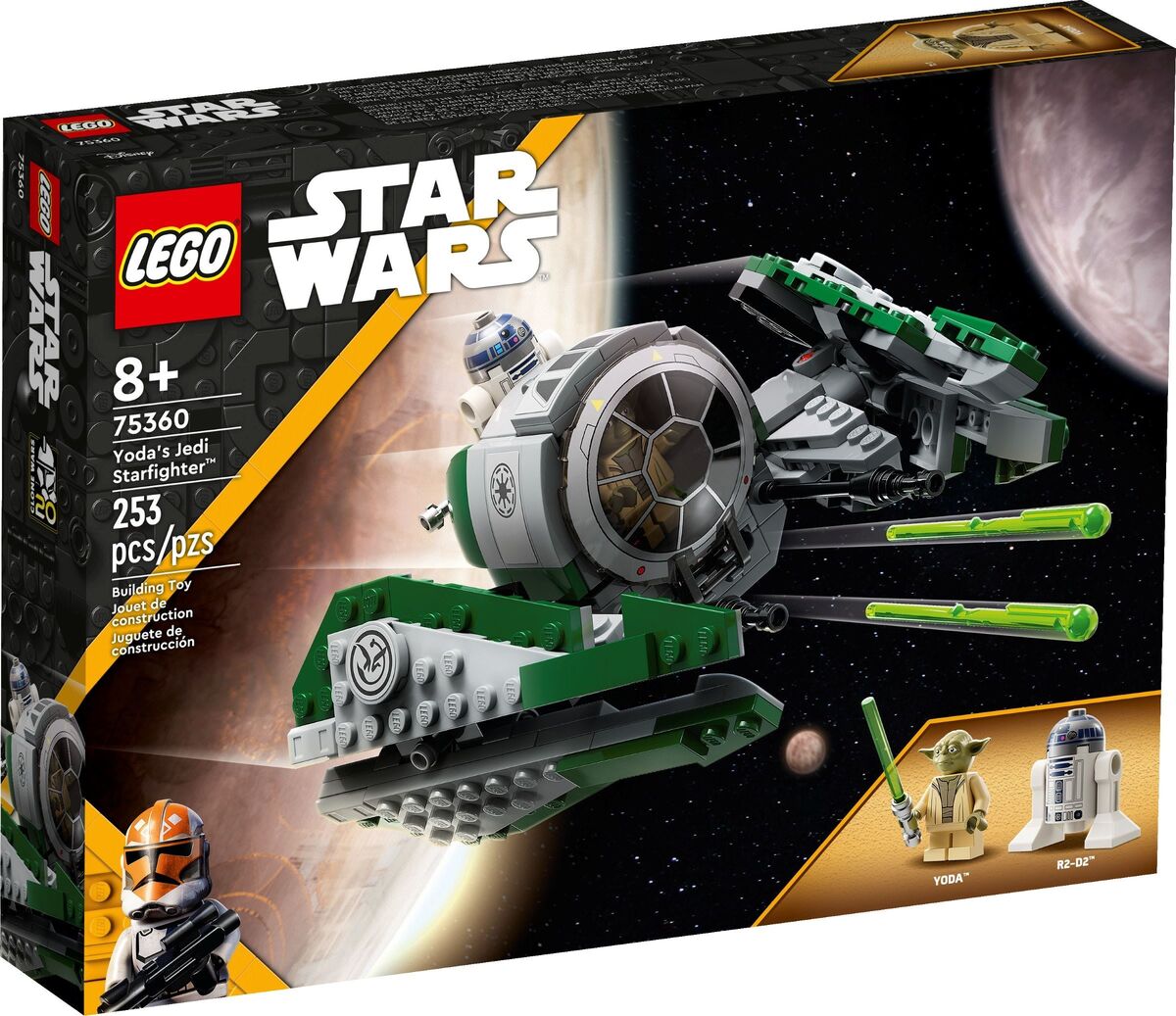 zuotengm様♡ Amazon.com: LEGO 75360 Star Wars Yoda's Jedi Starfighter