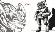 Concept art of "Quill" for the short film.
