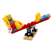 Spongebob on the seesaw