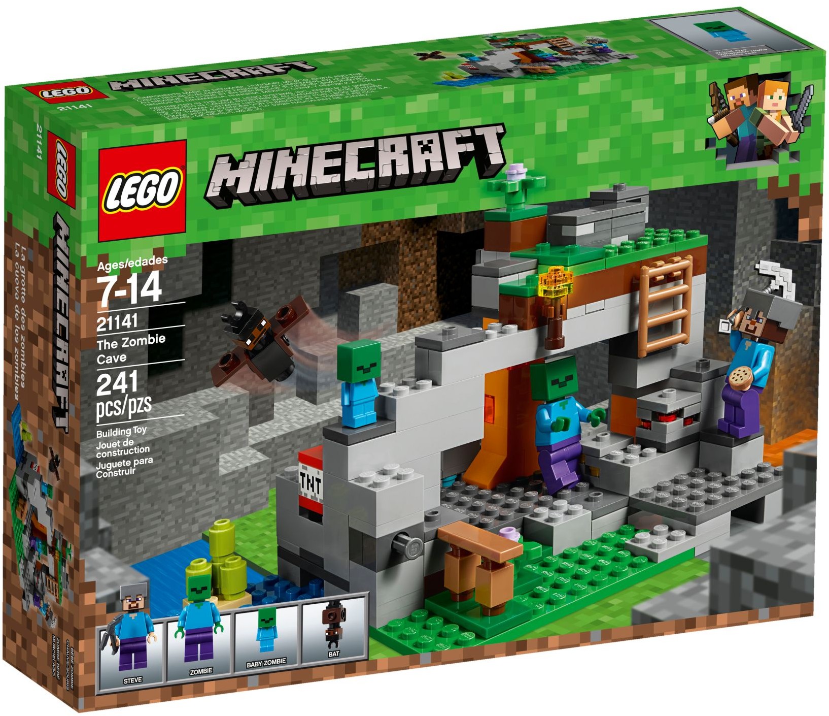 LEGO Minecraft Minifigures - 21164, 21137, 21160, 21159, 21168