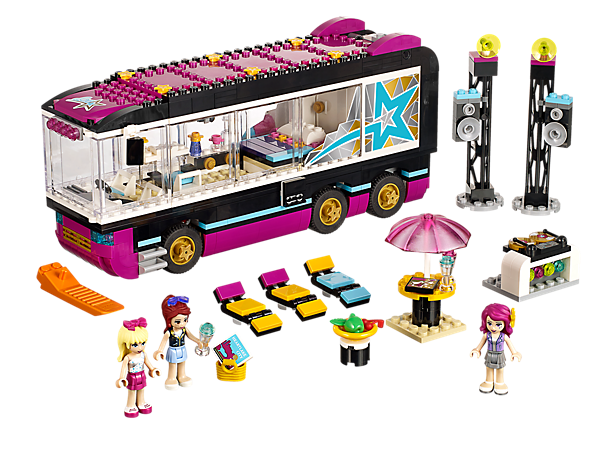 LEGO Friends : Le Bus de l'Amitié en Jouet avec Piscine (41395) Toys