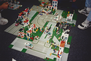 Another look at the early LEGO Island layout made at the meeting