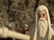 Gandalf the White at the Battle of Helm's Deep