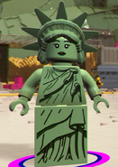 Lady liberty in The LEGO Movie 2 Videogame