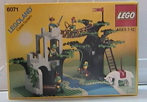 LEGO 6077 LEGOLAND Castle System Forestmen's River Fortress 8-12