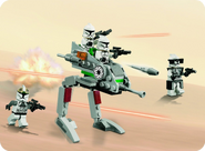 The clone walker in battle