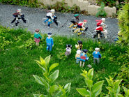 The Tour de France travelling through La Roque Alric