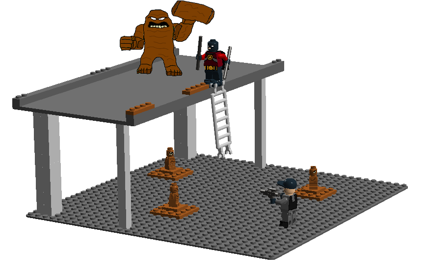 Lego custom clayface top