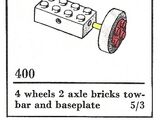 400 Small Wheels with Axles