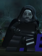 Malfoy's Death Eater disguise in CG.