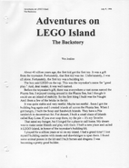 A version of the backstory dating to July 9th, 1996.