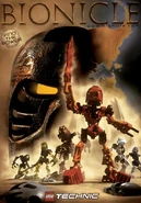 BIONICLE Technic 2001 poster (it became "BIONICLE" in 2002, officially becoming its own theme).