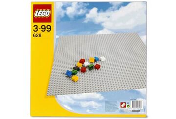 NEW Lot of 2 Lego 628 Building Plate Gray Baseplate 15 x 15 48x48 X Large  NIP