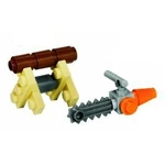 Jour 22 Une tronçonneuse et du bois