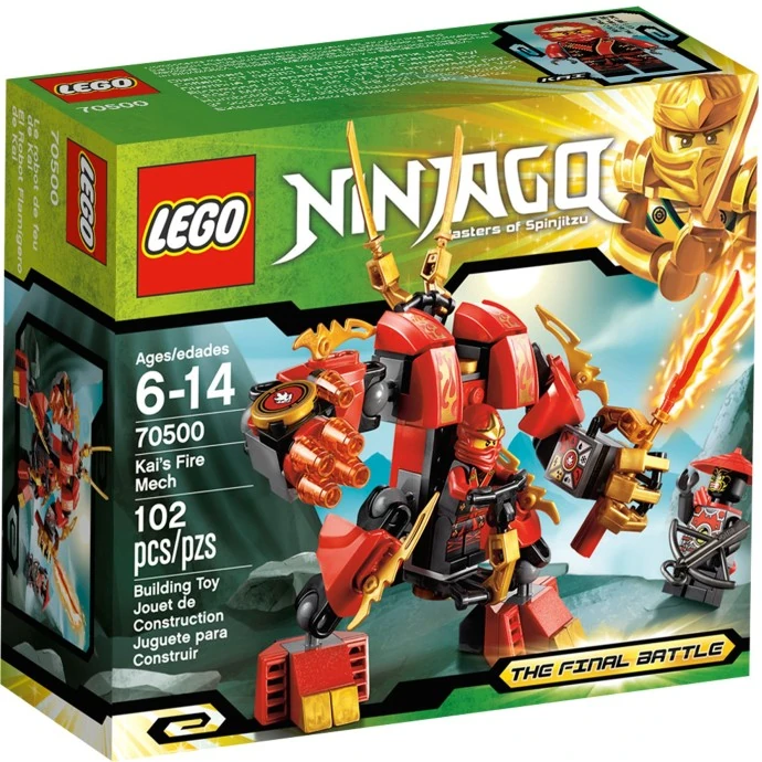 ninjago red robot