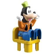 Goofy sitting