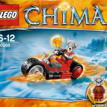 WORRIZ' FIRE BIKE CHIMA LEGO SET 30265 