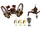 7670 Hailfire Droid & Spider Droid