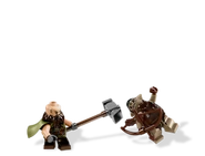 Dwalin Fighting a Hunter Orc