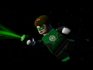 Green Lantern and his ring in LEGO Batman 2