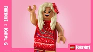 Karol G in LEGO Fortnite X Karol G Promo
