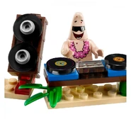 Patrick's music speakers and turntable