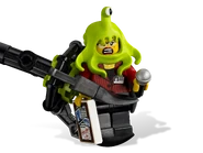 An Alien Clinger clinging to the Reporter's head