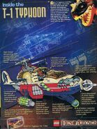 T-1 Typhoon schematic from LEGO Magazine