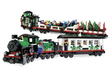 Legos christmas train 2025