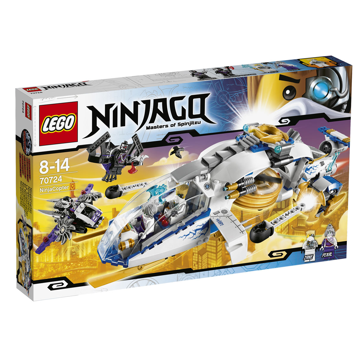 Lego Ninjago Minifigure General Cryptor Rebooted Robot Ninja 70725 70726  70721