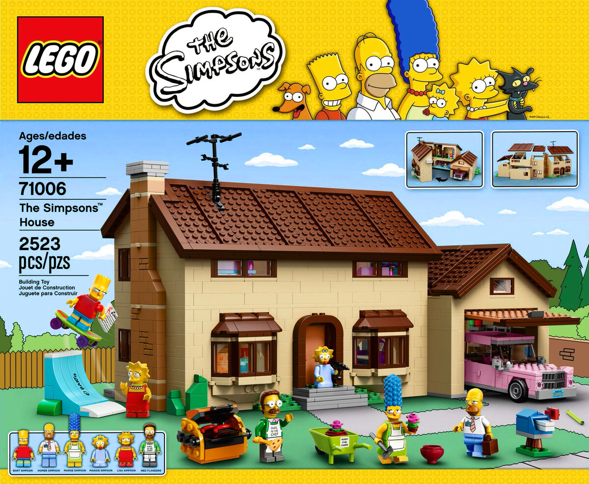 LEGO The Simpsons House 71006 with extra mini figures.