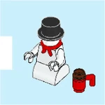 60201 Case 6.jpg (8 kio) Jour 6 Un bonhomme de neige avec une tasse de chocolat chaud