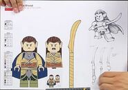 The designs of the Elrond minifigure