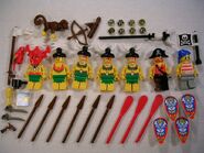 The Minifigures and Accessories