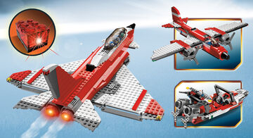 5892 L'avion supersonique, Wiki LEGO