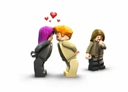 Lupin and Tonks in love.