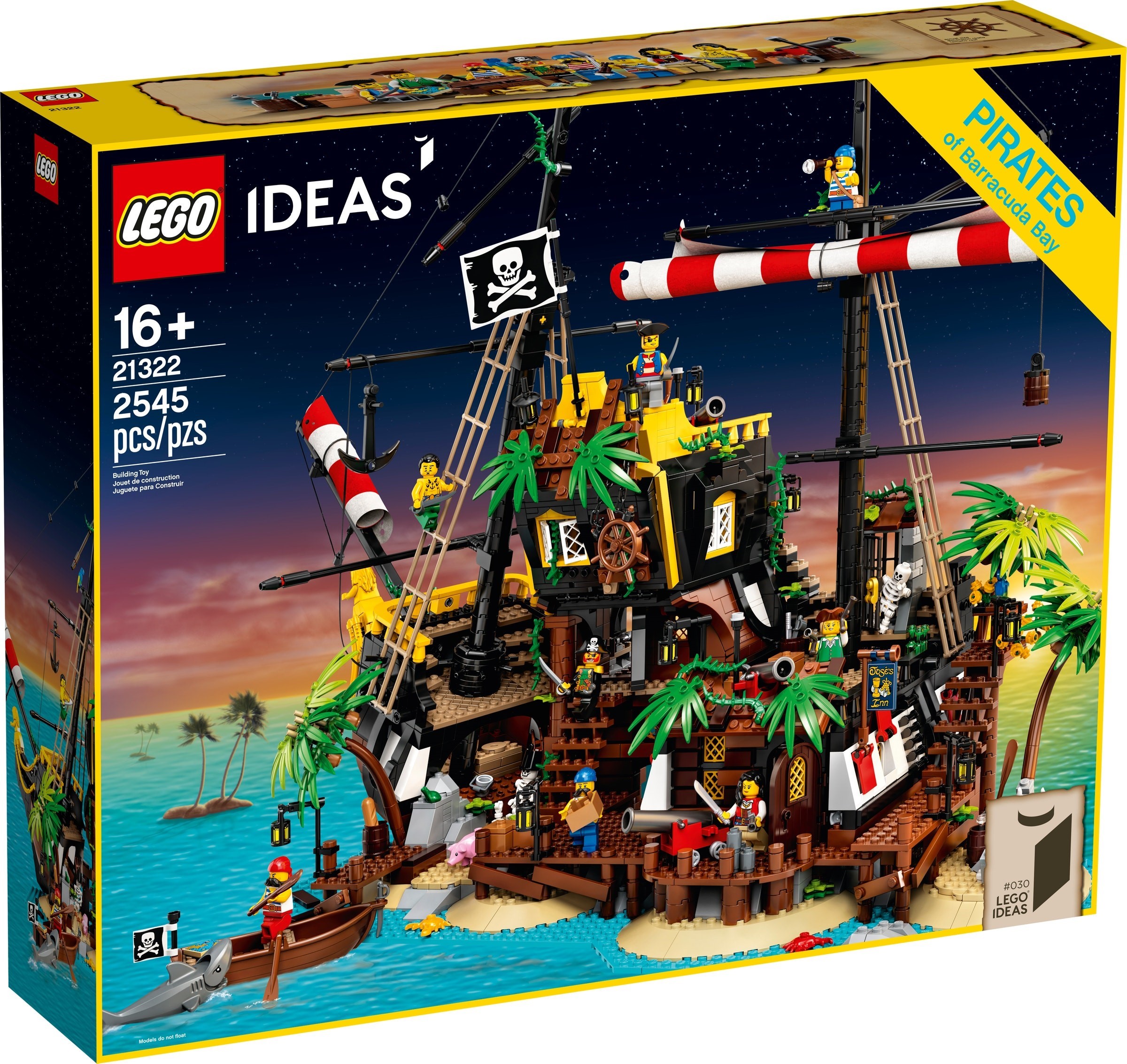 Pirate Theme Sets - LEGO 6270 Forbidden Island Vintage 1989