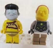 Snake Jailbird and Comic Book Guy prototypes