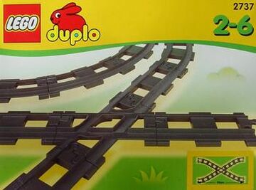 Duplo train crossing new arrivals