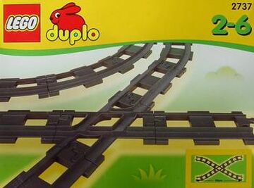 LEGO 2735 Duplo Trains Curved Tracks and Rails