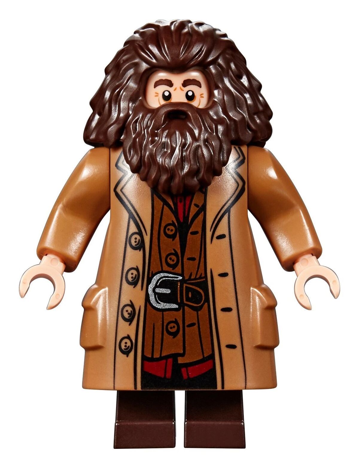 LEGO HARRY POTTER VINTAGE Rubeus Hagrid, Yellow Head w/ SPELL BOOK