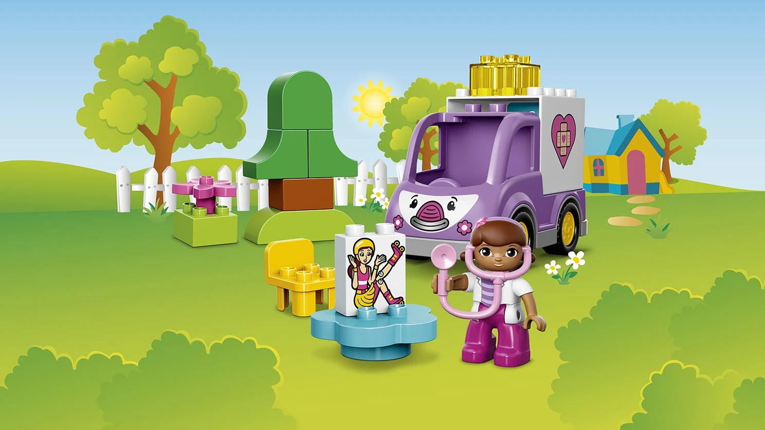 10605 Rosie l'ambulance de Docteur La Peluche | Wiki LEGO | Fandom, image size:1488x837