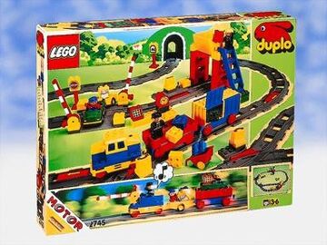 Duplo battery train online